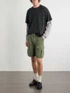 Cherry Los Angeles - Waffle-Trim Cotton-Jersey T-Shirt - Black
