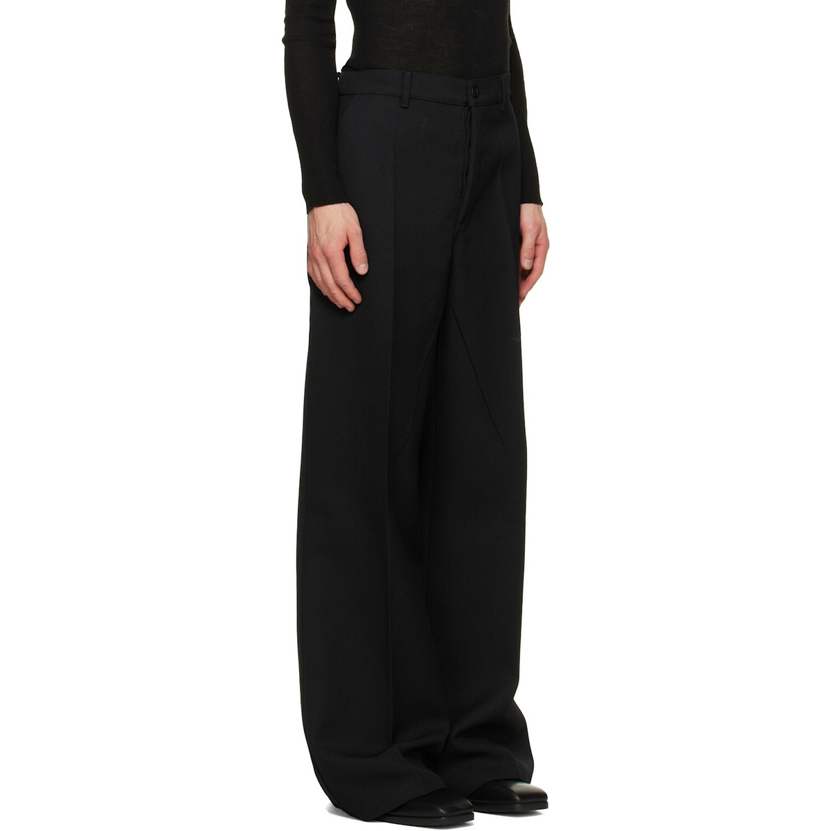 Rick Owens Black Tower Work Trousers