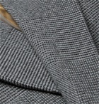 Fear of God for Ermenegildo Zegna - Oversized Double-Breasted Herringbone Wool and Cashmere-Blend Coat - Gray