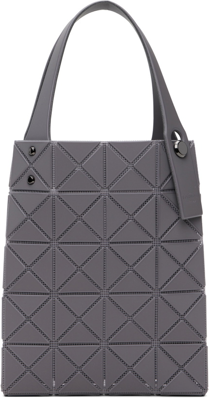 Photo: BAO BAO ISSEY MIYAKE Gray Prism Plus Tote