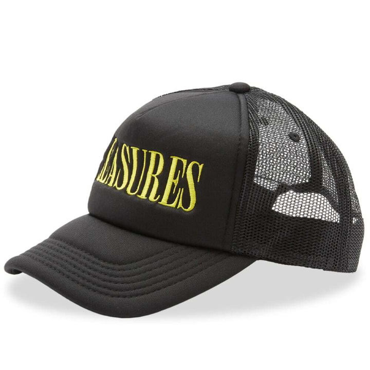 Photo: Pleasures Men's Lithium Trucker Cap in Black