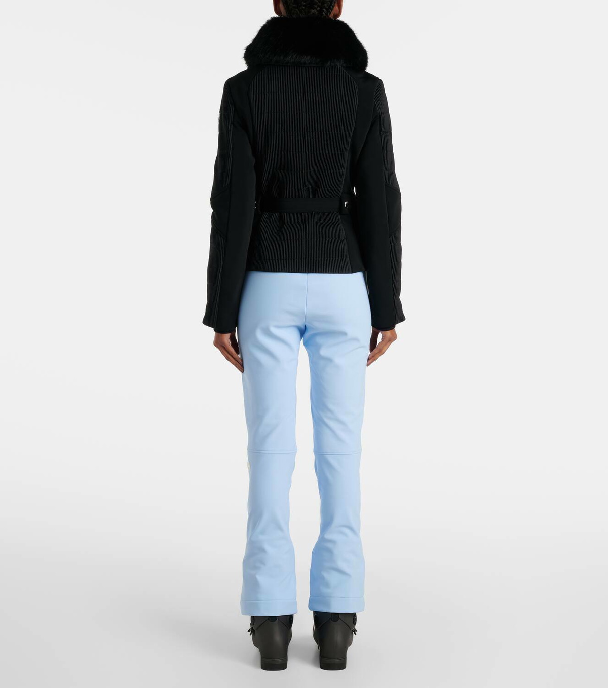 Fusalp Gitu smocked satin twill ski jacket