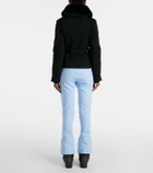 Fusalp Gitu smocked satin twill ski jacket