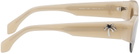 Palm Angels Beige Palmdale Sunglasses