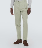 Brunello Cucinelli Slim cotton gabardine pants