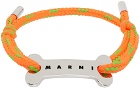 Marni Orange Cord Bracelet