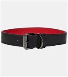 Christian Louboutin - Loubicollar S leather dog collar