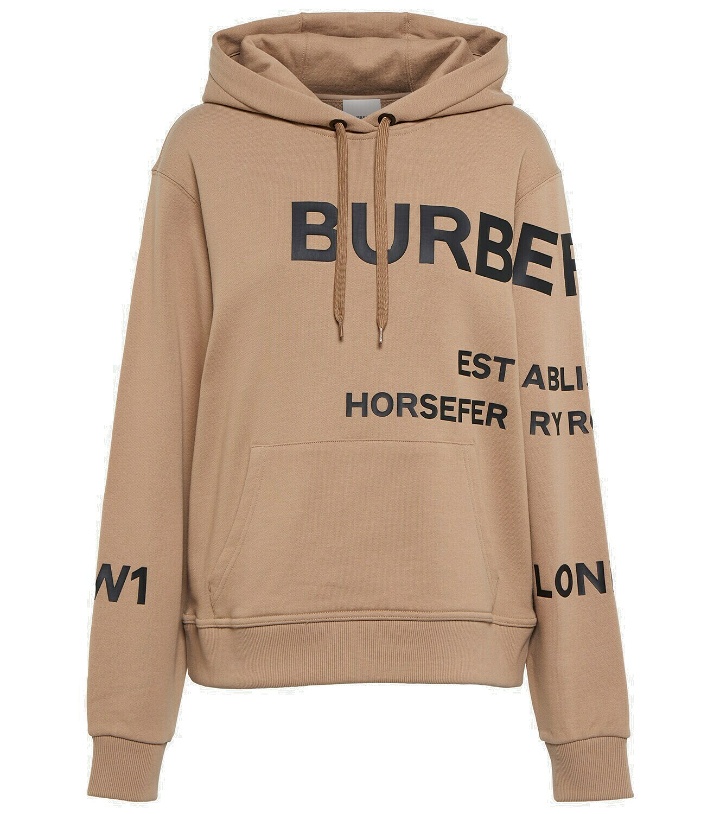 Photo: Burberry - Horseferry printed cotton hoodie