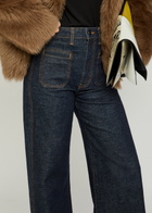 Khaite Delmonico Wide-leg cut Denim Jeans Indigo