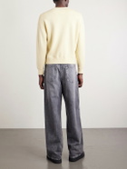 Visvim - Jumbo SB Wool and Cotton-Blend Jersey Sweatshirt - Yellow