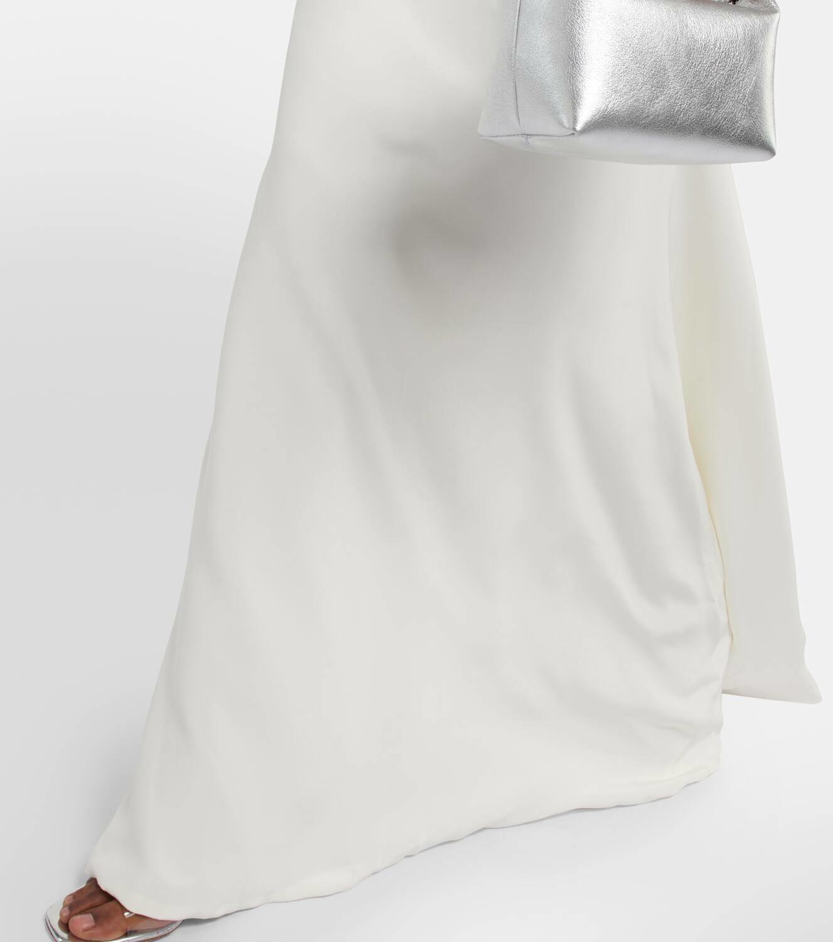 Miss Sohee Crystal-embellished silk cutout gown