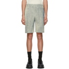 Homme Plisse Issey Miyake Off-White MC June Network Check Shorts