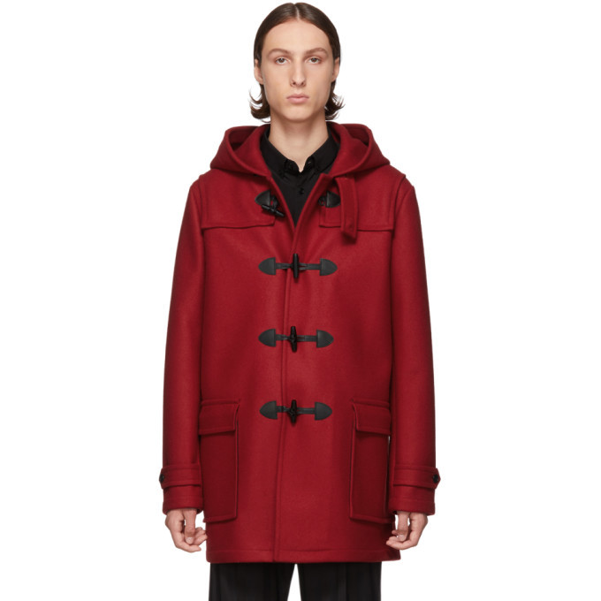 Photo: Saint Laurent Red Duffle Coat