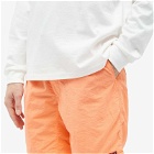 Nanga Men's Nylon Tusser Easy Shorts in S Orange