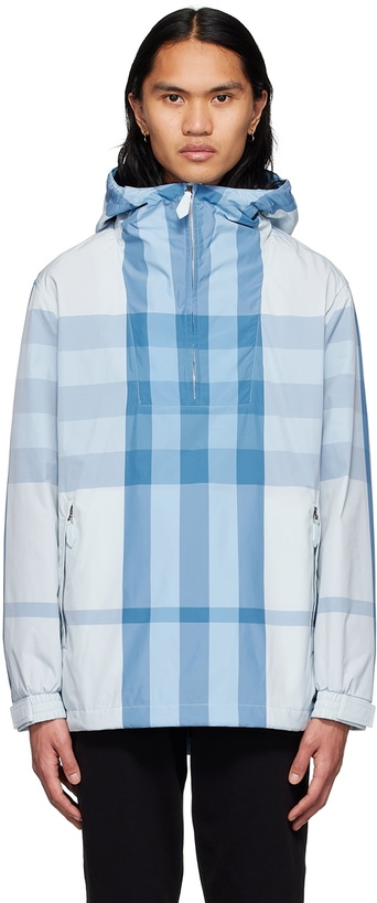 Photo: Burberry Blue Nylon Jacket