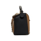 Loewe Tan Small Tweed Puzzle Bag