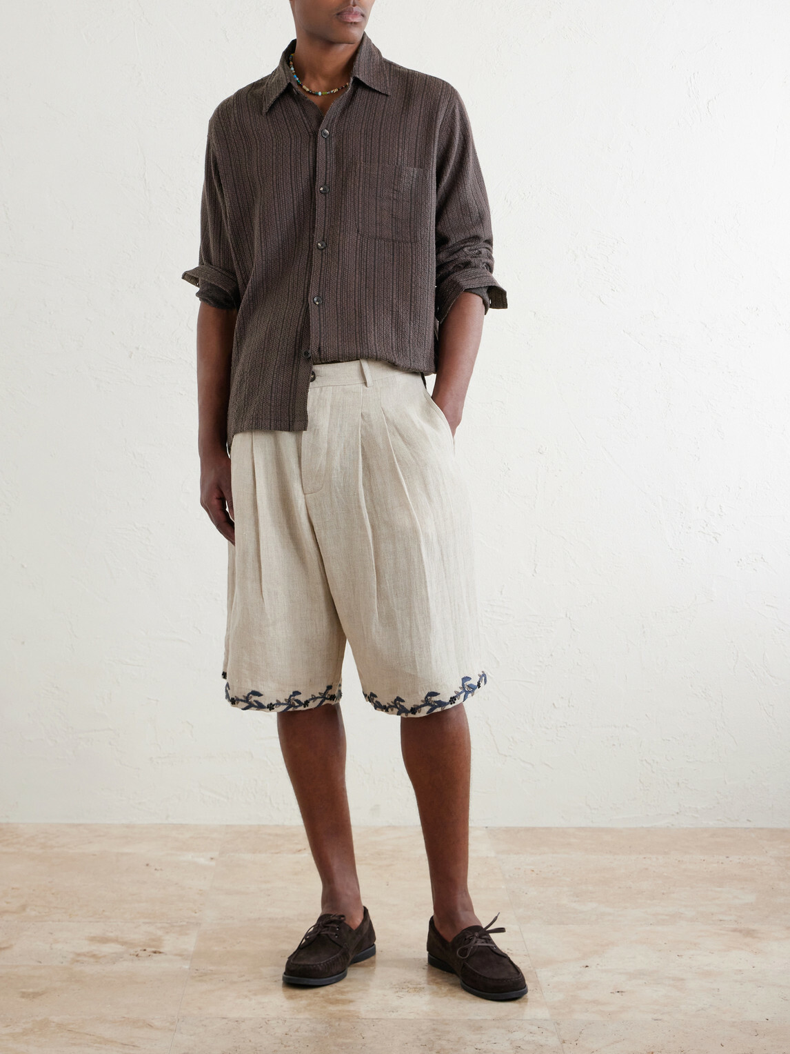 Kartik Research - Cotton Shirt - Brown