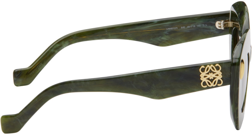 【送料&関税込】Loewe Retro Screen - Green Sunglasses LOEWE Green Retro Screen Sunglasses Loewe