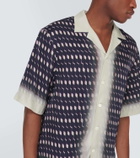 Dries Van Noten Printed bowling shirt