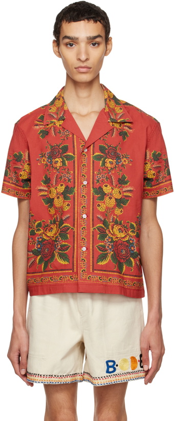 Photo: Bode Red Floribunda Shirt