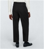 Saint Laurent Wool and silk-blend tailored pants