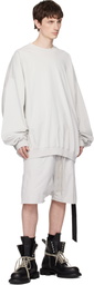 Rick Owens DRKSHDW Off-White Temple Hun Crewneck Sweatshirt