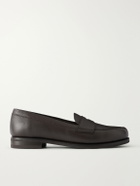 MORJAS - The Ivy Leather Penny Loafers - Brown