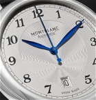 Montblanc - Star Legacy Automatic Date 39mm Stainless Steel and Alligator Watch - Silver