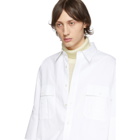 JW Anderson White Double Cuffs Shirt