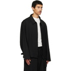Y-3 Black Wool Tailored Blouson Jacket