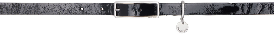 rag & bone Black Baby Rebound Belt