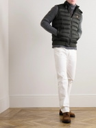 Belstaff - Circuit Logo-Appliquéd Padded Shell Down Gilet - Brown