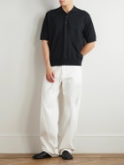 Auralee - Sea Island Cotton Polo Shirt - Blue