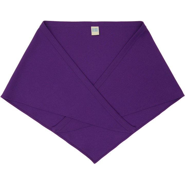 Photo: FLORE FLORE Purple Flore Scarf