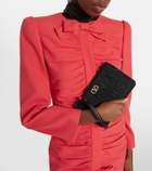 Valentino Garavani VLogo Swarovski®-embellished moiré pouch