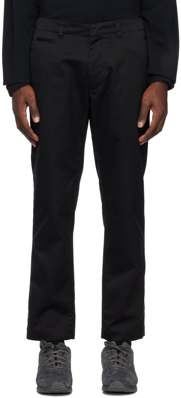 Photo: nanamica Black Chino Trousers