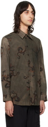 UMA WANG Gray Tab Shirt