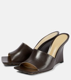 Bottega Veneta - Stretch leather wedge sandals