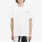 Alexander McQueen Men's Embroidered Logo T-Shirt in White