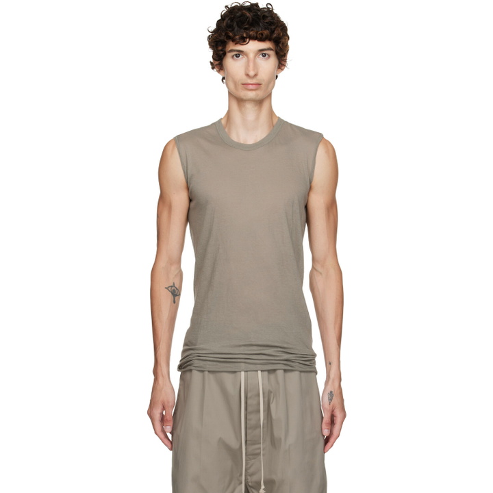 Photo: Rick Owens Taupe Tower Basic SL Tank Top