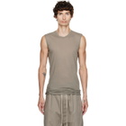 Rick Owens Taupe Tower Basic SL Tank Top