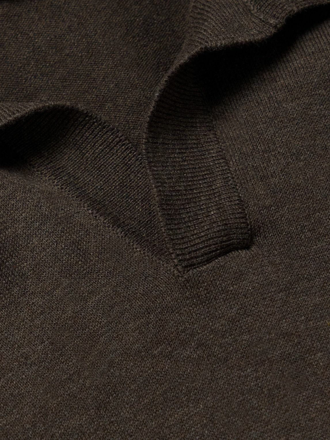 Rubinacci - Positano Cotton Polo Shirt - Brown
