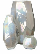 POLSPOTTEN Medium Graphic Luster White Vase