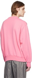 Acne Studios Pink Relaxed-Fit Sweatshirt