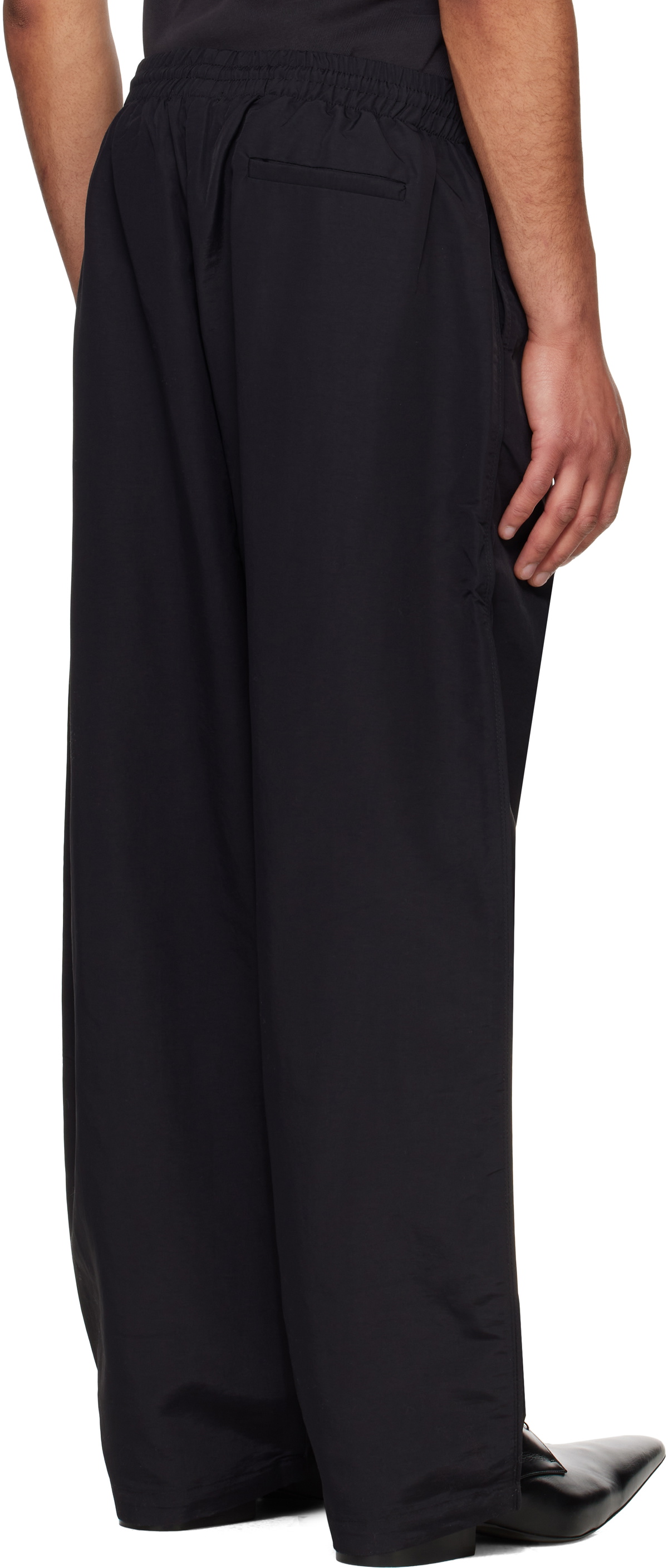 WILLY CHAVARRIA Black Ruff Rider Track Pants