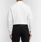 Favourbrook - White Slim-Fit Ruffled Double-Cuff Cotton-Poplin Tuxedo Shirt - White