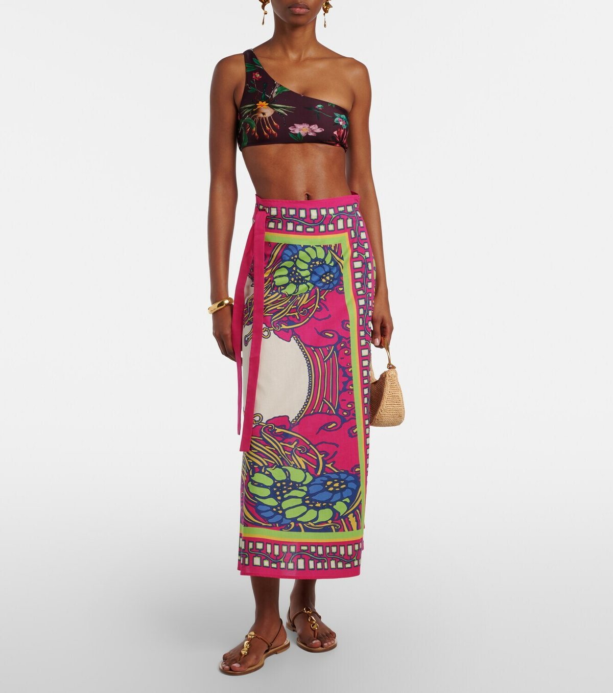 La DoubleJ Lemuria Placée cotton beach cover-up