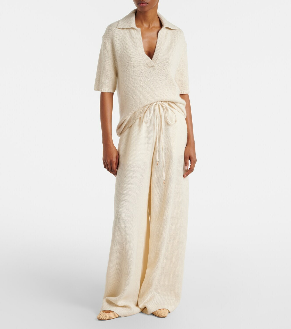 Gabriela Hearst Sohan cashmere polo shirt