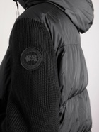 Canada Goose - HyBridge® Wool and Quilted Shell Hooded Down Jacket - Black