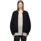 thom/krom Black MSJ 705 Bomber Jacket